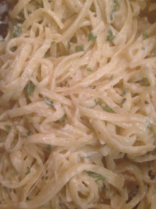 One Pot Garlic Pasta