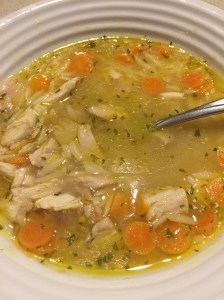 Lemon Chicken Orzo Soup