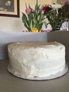 Zucchini Cake w Lemon Cream Cheese Frosting