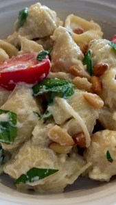 Deconstructed Pesto Pasta