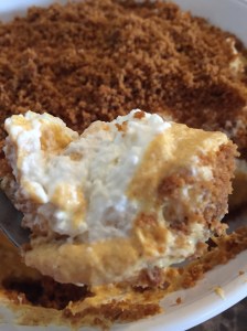 Spoon of Pumpkin Dessert