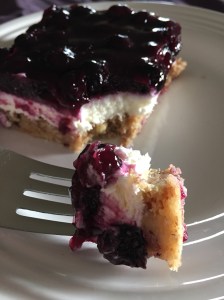 Fork of blueberry