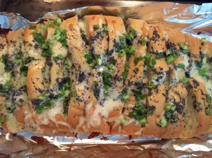 Cheesy poppy seed bread