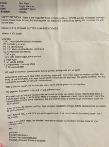 Recipe for Chocolate PB Surprise Cookies