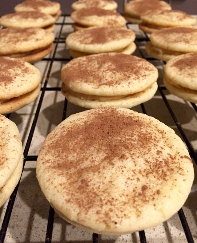 Tiramisu Sandwich Cookies