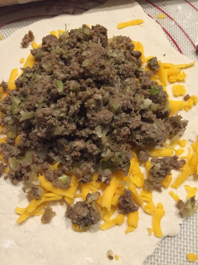 Bierocks in the making