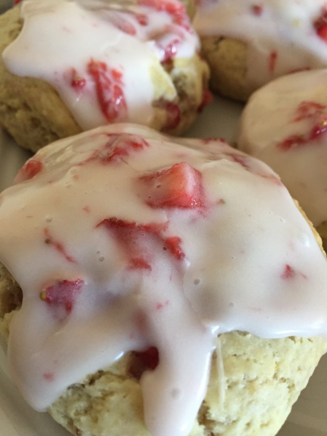 strawberry scones