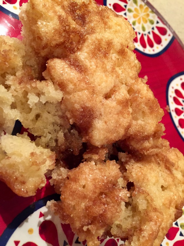 Slice of coffee cake