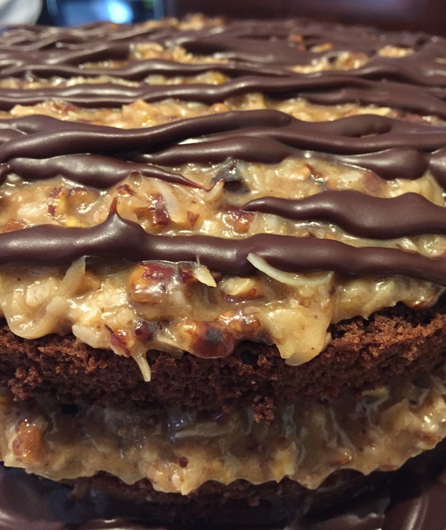 Top of German Choc Cake